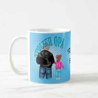 Für die stolzer Opa Motiv Oma mit Enkelin Tasse Kaffemugg