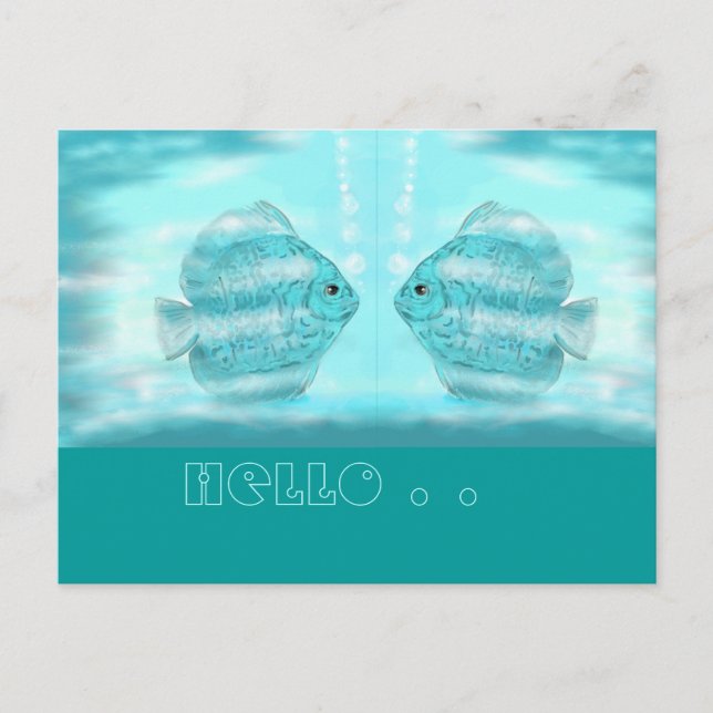 Für Discus-Freunde...vykort Vykort (Framsida)