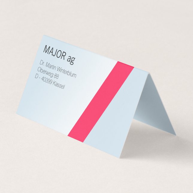 Für diskrete Nachrichten Visitkort (Baksida)