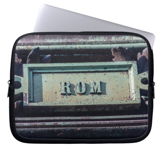 Für echte Römer und Rom-Fläkt! Laptop Fodral (Framsidan)