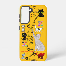 Fur-ever Yours Cat Samsung Galaxy Case
