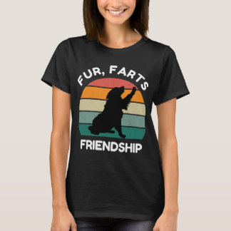 Fur, Farts, Friendship - Funny Dog Lover Retro T Shirt