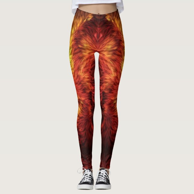 Fur Fire 1 Leggings (Framsida)