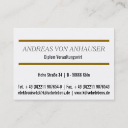 Für Makler & Immobilienexperten Visitkort