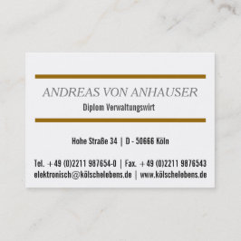Für Makler & Immobilienexperten Visitkort