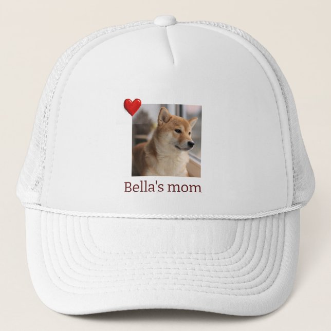 Fur Mama Love – Cute Dog Photo Hat Keps (Framsida)
