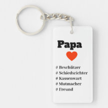 für Papa mit Herz und hashtags