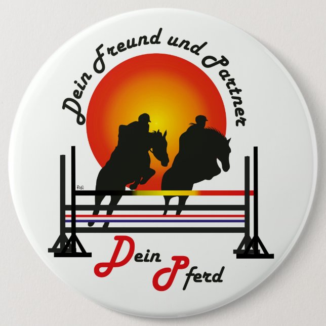 Für Pferde und Pferdesport Liebhaber Button Knapp (Framsida)