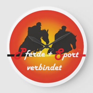 Für Pferde und Pferdesport Liebhaber Uhr Stor Klocka