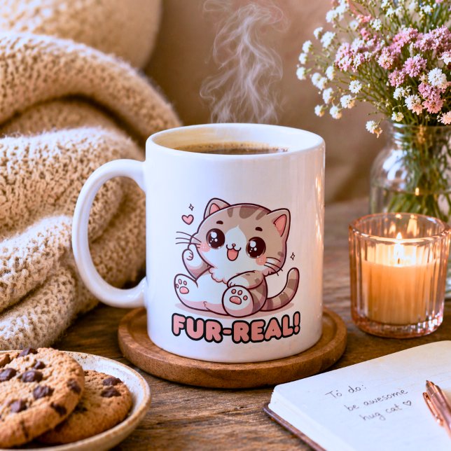 Fur-Real Kawaii Kattunge  Kaffemugg (Skapare uppladdad)