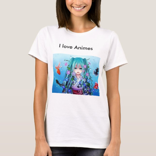 Für wahre Anime liebhaber :] T-shirt (Framsida)