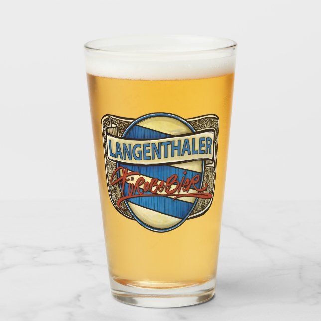 Fürabebier Glas in Langenthal der echte Biergenuss (Framsida fylld)
