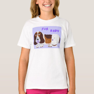 Furbaby Basset Hound Valp T Shirt