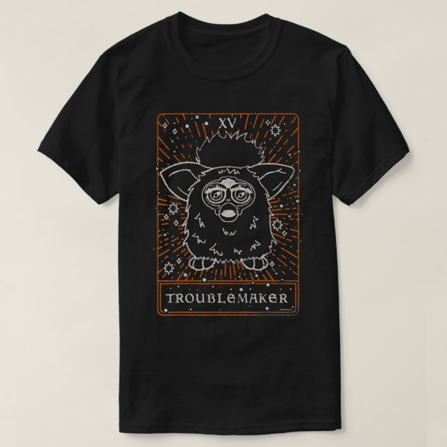 Furby Tarot Trouble Maker T Shirt (Design framsida)