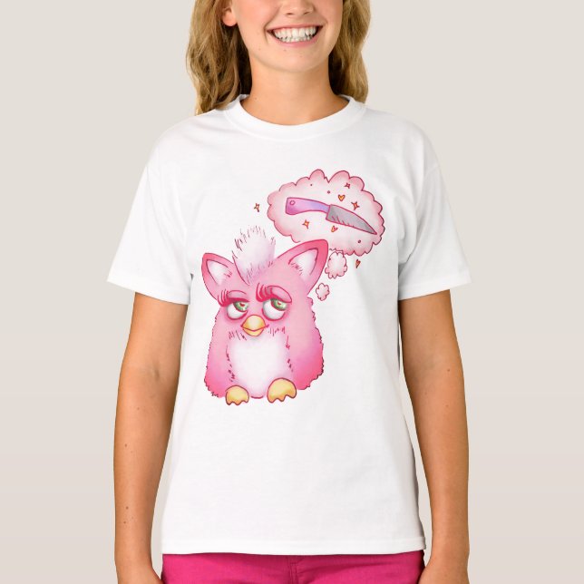 Furby Thoughts T Shirt (Framsida)