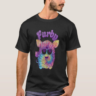 Furby Tie Dye Porträtt Ta T Shirt