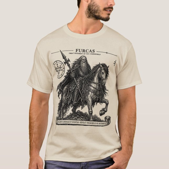 Furcas den skuggiga riddaren t shirt (Framsida)