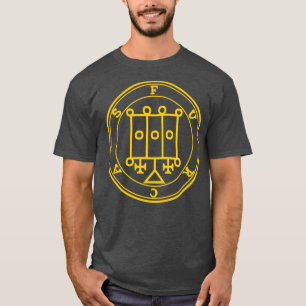 Furcas Sigil Teacher Astrologi och retorik Gult T Shirt