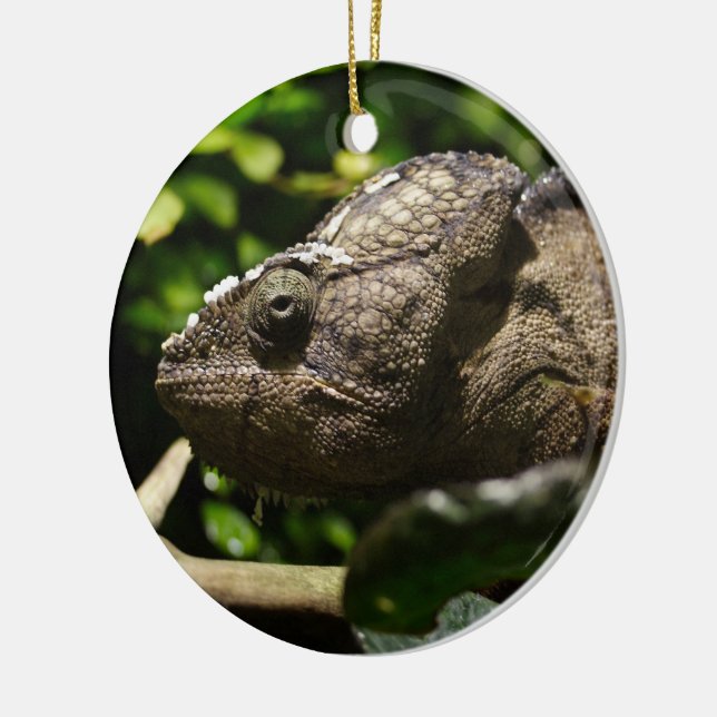 Furcifer oustaleti julgransprydnad keramik (Vänster)