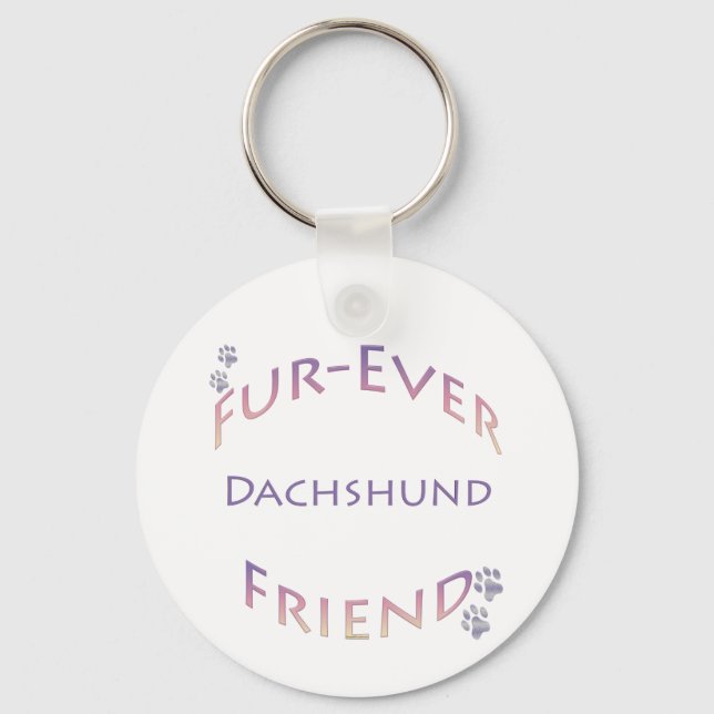 Furever Dachshund Nyckelring (Framsida)