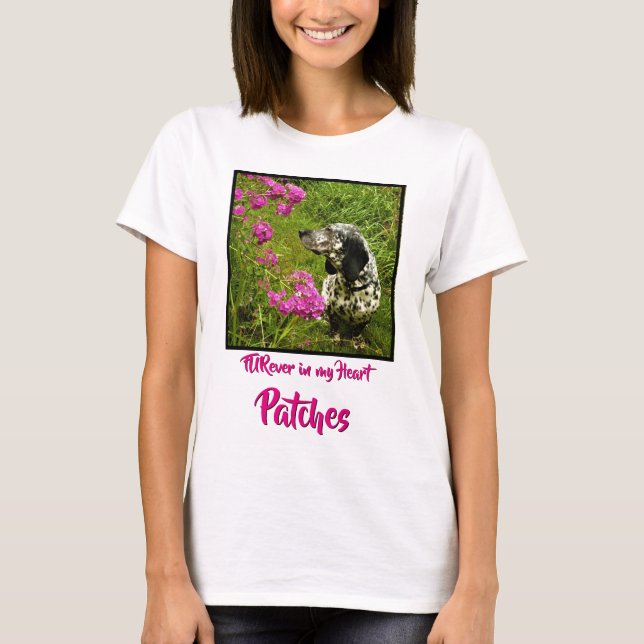 FURever i min mall för hjärtahusdjurminnesmärke T Shirt (Framsida)