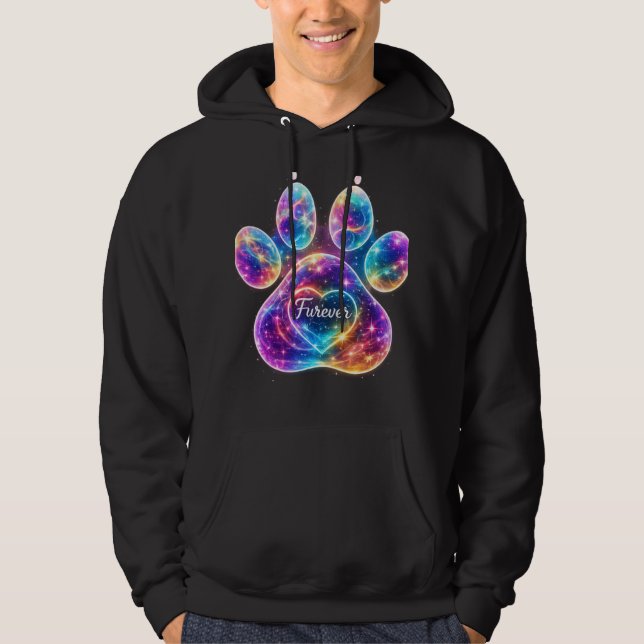 Furever & Still Walking Beside Me Memorial Hoodie (Framsida)