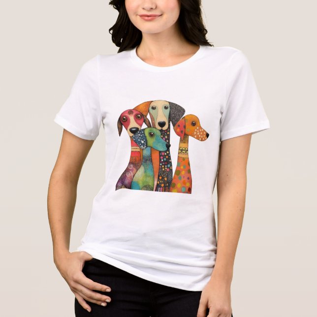 FurFriends – Adorable Dog & Rabbit Women’s Tee (Framsida)