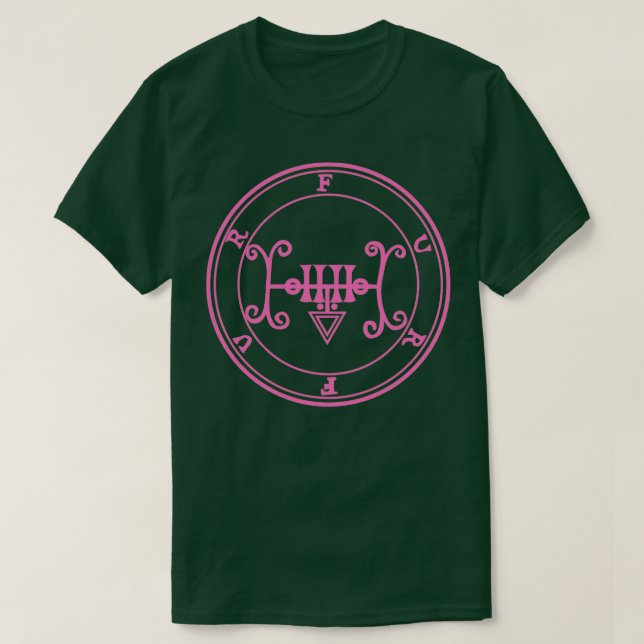 Furfur Sigil Teacher on Secret Rosa T Shirt (Design framsida)