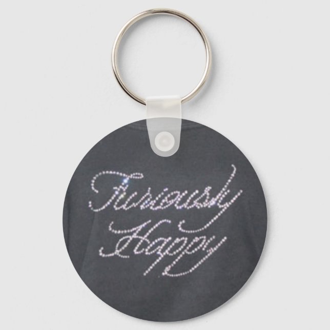 Furiöst Lycklig-nyckelkedjan Nyckelring (Framsida)