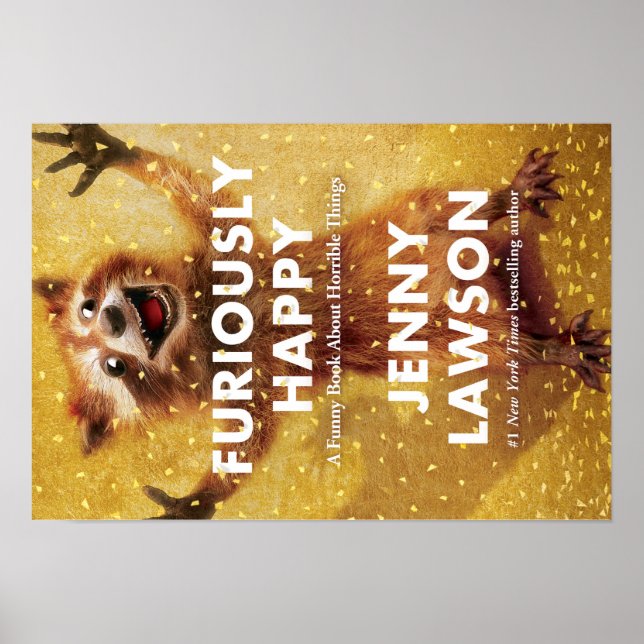 Furiöst Lycklig poster (Framsidan)