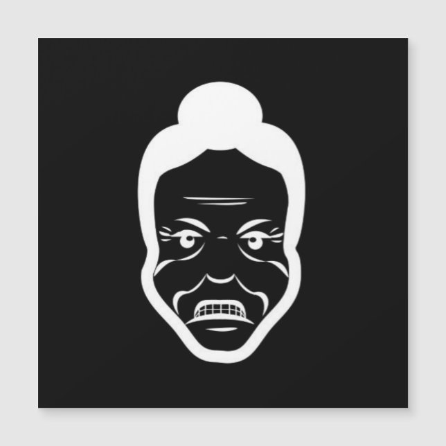 Furious Bun Granny – Fridge Magnet (Framsida)