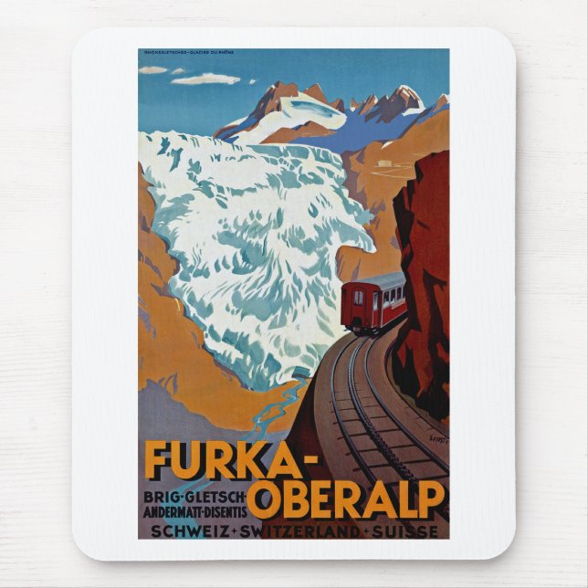 Furka-Oberalp Schweiz Musmatta (Framsidan)