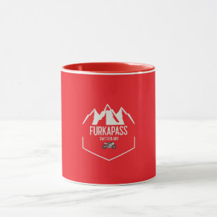 Furka Pass Schweiz Mugg