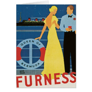 Furness ~-drottning av Bermuda Hälsningskort