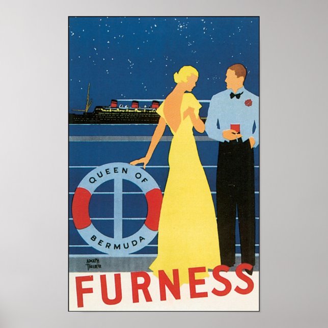 Furness Queen of Bermuda Poster (Framsidan)
