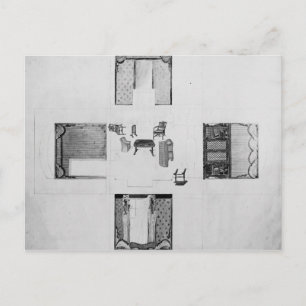 Furnishings for a small drawing room vykort