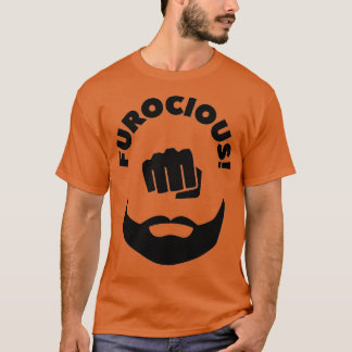 Furocious är en 2021-pun för ett fist skägg t shirt