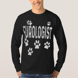 Furolog Rolig hund Groomer Cat Lover Vet Tec T Shirt