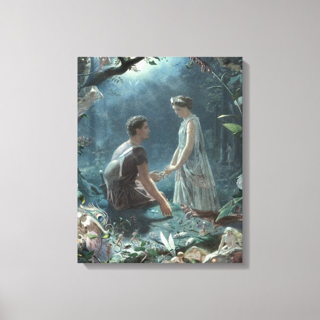 Furries: En midsommar-nattsdröm av Shakespeare Canvastryck (Framsida)