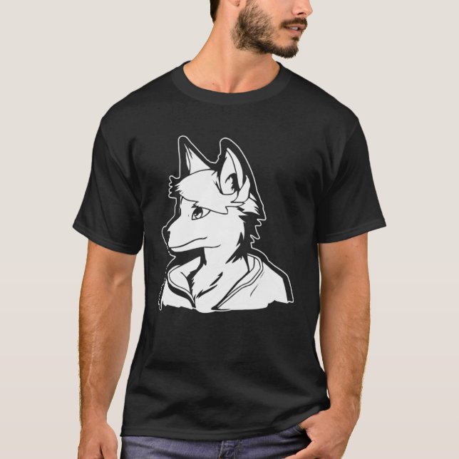 Furries Fursona Cosplay  Furry Fandom T Shirt (Framsida)