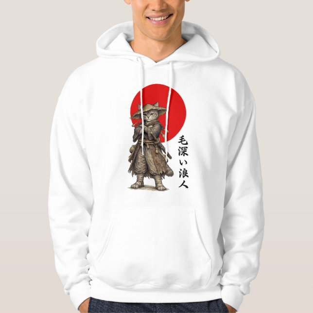 FURRONIN | KATT RONIN KRIGARE HOODIE (Framsida)