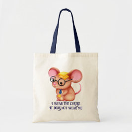 Furry Cheese Man Business Mouse Tie Glasses Nerdy Tygkasse