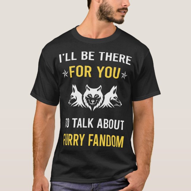 Furry Fandom Furrie Fursona Fursuit Anthro T Shirt (Framsida)
