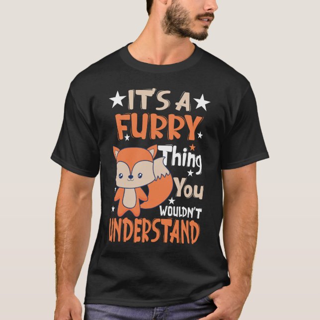 Furry-fandom Furries Tröja Söt Djur Cosplay Kos (Framsida)
