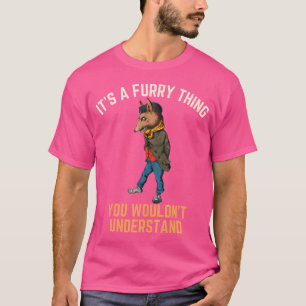 Furry Fandom Stolthet Djur Furries Cosplay Varg T Shirt