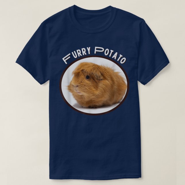Furry Potato Funny Guinea-Pig Wrong Animal Name Jo T Shirt (Design framsida)