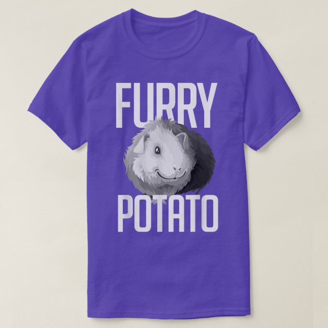 Furry Potato Guinea Pigs Cute Guinea Pig Lover  T Shirt (Design framsida)