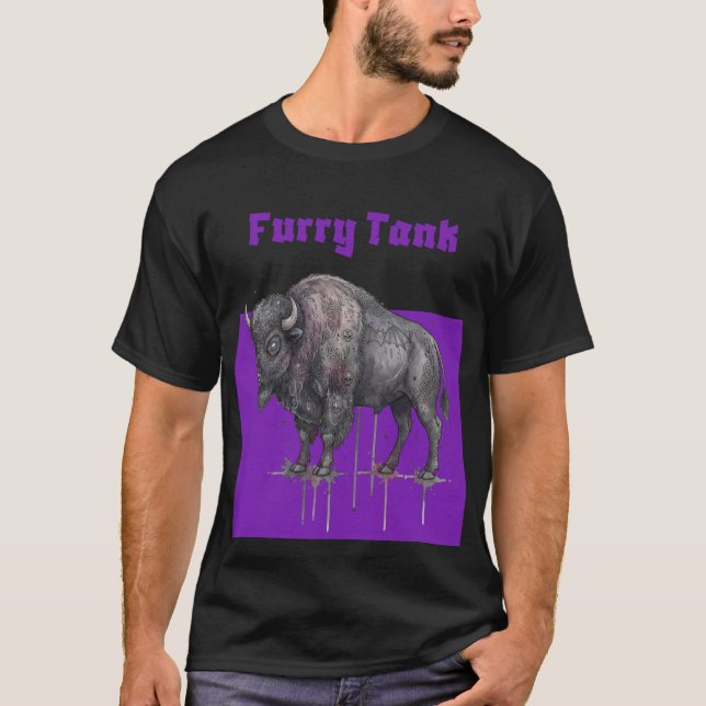 Furry Tank T Shirt (Framsida)
