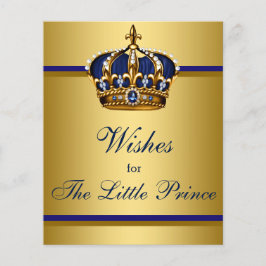 Furst Baby Shower Spel Önskningar För Bebis Flygblad