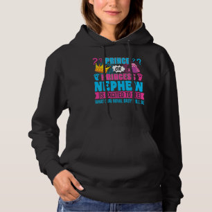 Furste eller prinsessa systerson baby köns avtäckn t shirt